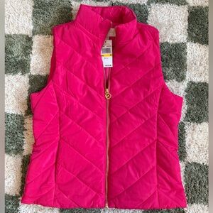 Michael Kors Pink Puffer Vest